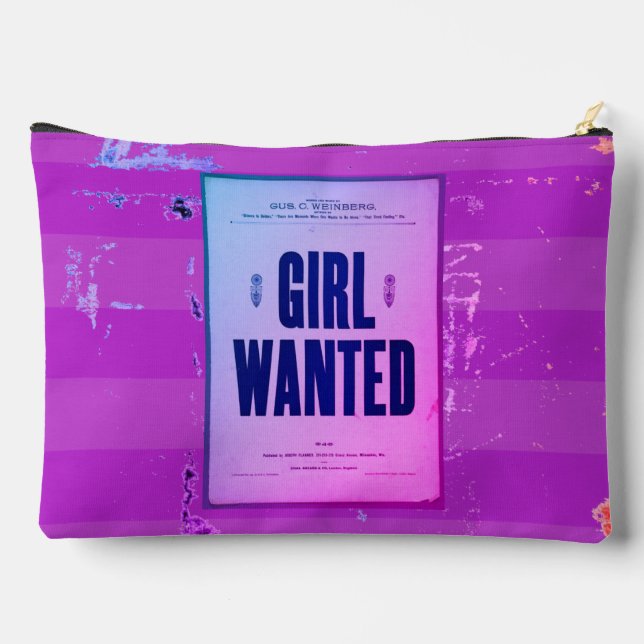 HAMbyWG Bolsa de maquillaje "Se busca Chica" (Reverso )