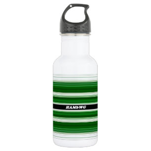 HAMbyWG - Botella de agua - Verde y Blanco