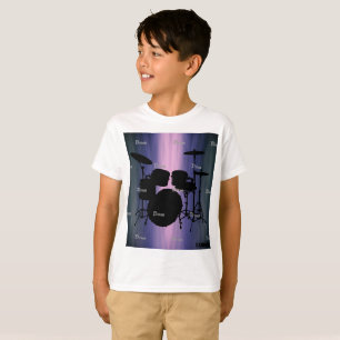 HAMbyWG - Camiseta en T - Azul - Tambores