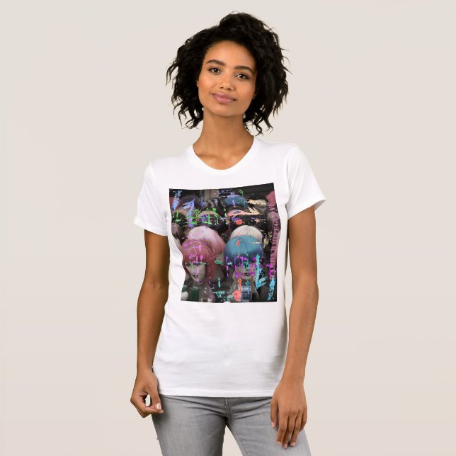 HAMbyWG - Camiseta para mujer - Pelucas (Anverso completo)