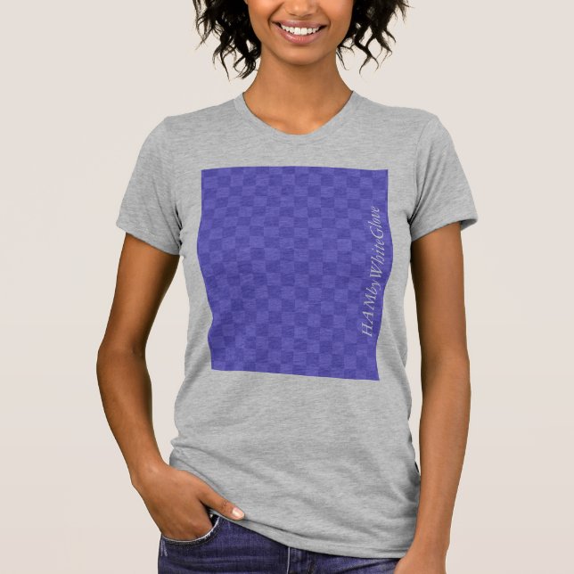 HAMbyWG - Camiseta para mujeres - damero (Anverso)