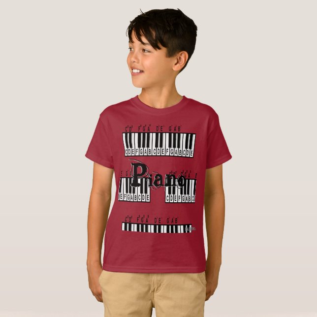 HAMbyWG - Camiseta - Piano (Anverso completo)