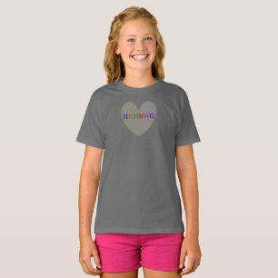 HAMbyWG - Camisetas - Corazón con logotipo - Gris