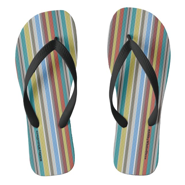 HAMbyWG - Chanclas de hombre Surf Mix Rayas (Plantilla)