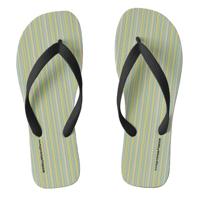 HAMbyWG - Chanclas para Hombres - Amarillo Sage Me (Plantilla)