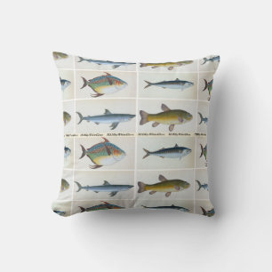 HAMbyWG - Cojín decorativo - Cuatro pescados