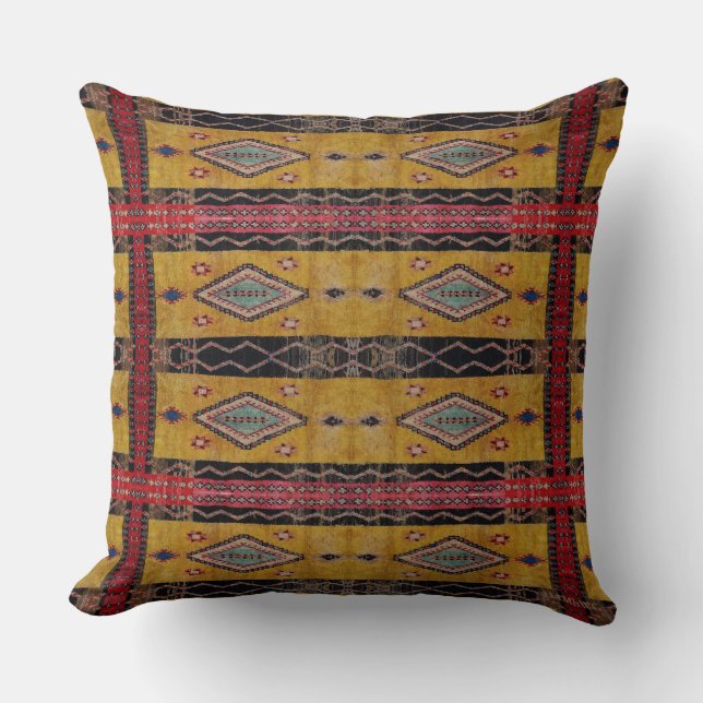 HAMbyWG - Cojín decorativo - Rojo negro amarillo b (Anverso)