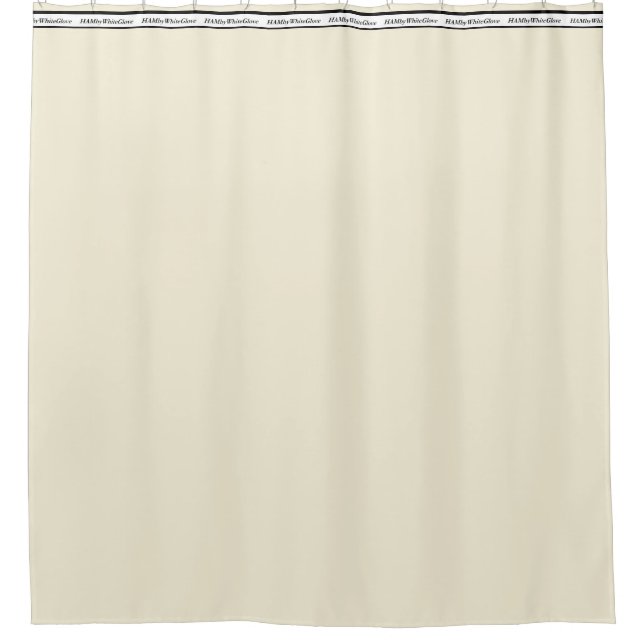 HAMbyWG - Cortina de ducha - Beige claro (Anverso)