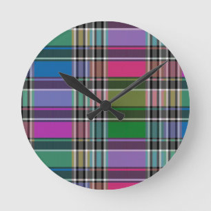 HAMbyWG de reloj de pared cuadrado de color mixto