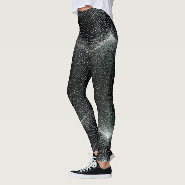 HAMbyWG - Leggings de compresión - Spray blanco ne (Izquierda)