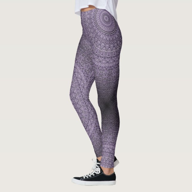 HAMbyWG - Leggings - Pale Lavender Mandala (Izquierda)
