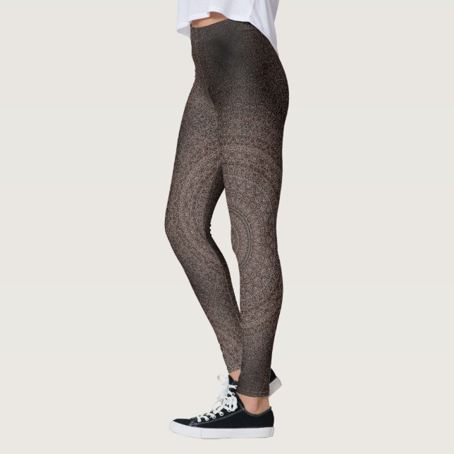 HAMbyWG - Leggings - Taupe Mandala (Izquierda)