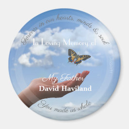 HAMbyWG - Mano liberando un imán de mariposa