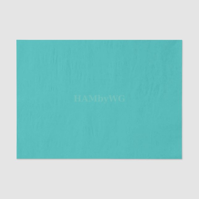 HAMbyWG - Papel de Seda - Aqua (Anverso)