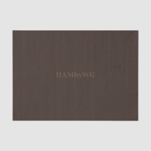 HAMbyWG - Papel de Seda - Marrón Chocolate