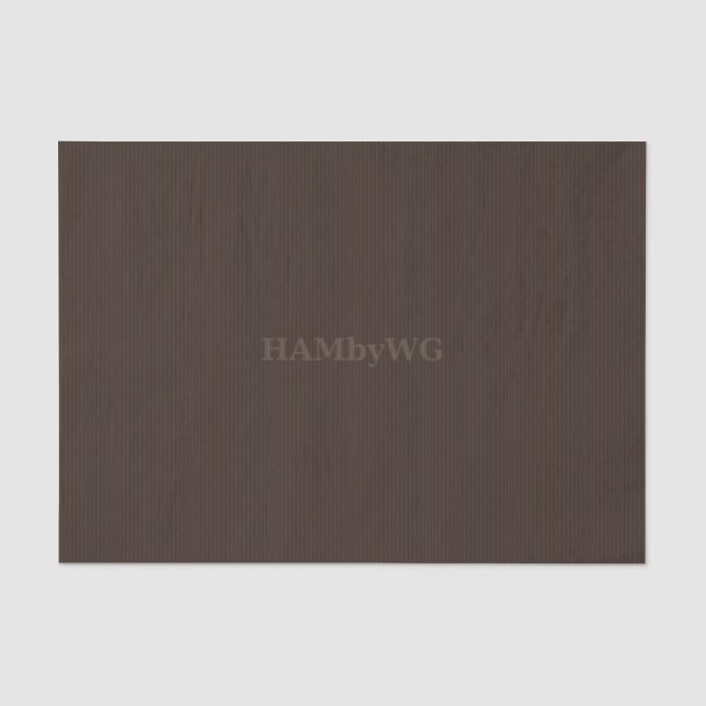 HAMbyWG - Papel de Seda - Marrón Chocolate (Anverso)