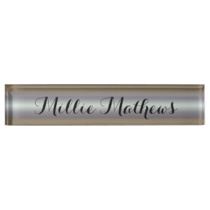 HAMbyWG - Placa de Nombre para Escritorio - Gradie