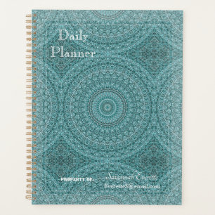 HAMbyWG - Planificador Diario - Mandala Turquesa