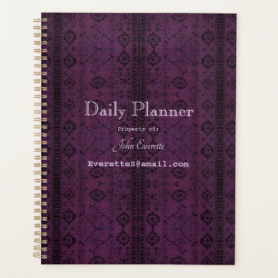 HAMbyWG - Planificador diario - Tinta India Ciruel