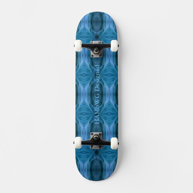 HAMbyWG - Skateboard - dunas de arena azul (Anverso)