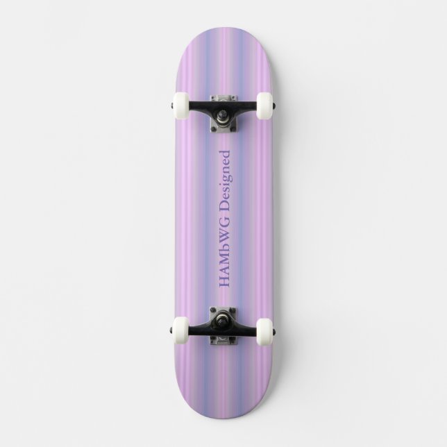 HAMbyWG - Skateboard - Gradiente suave violeta Lil (Anverso)