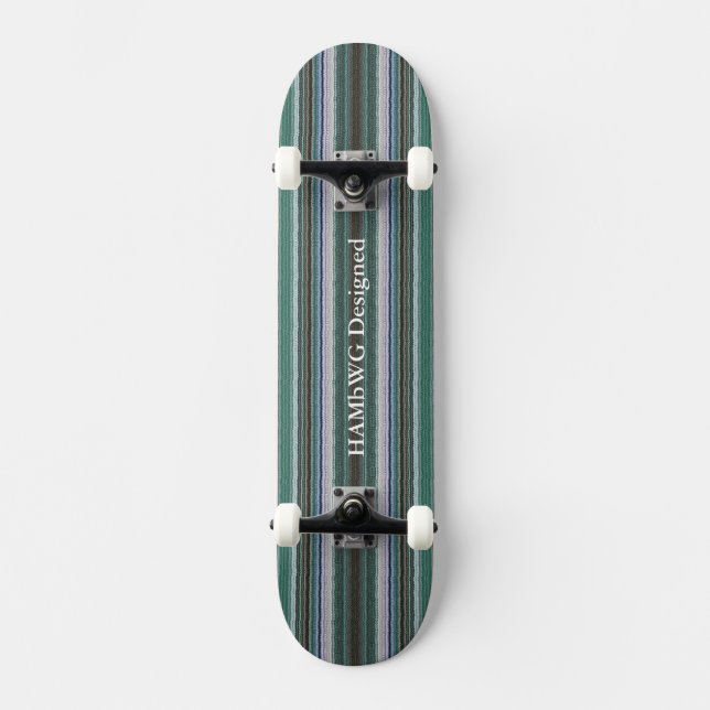 HAMbyWG - Skateboard - Hipster Blue-Green (Anverso)
