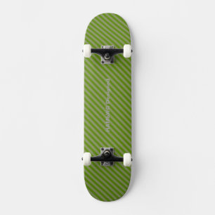 HAMbyWG - Skateboard - Rayas diagonales grises