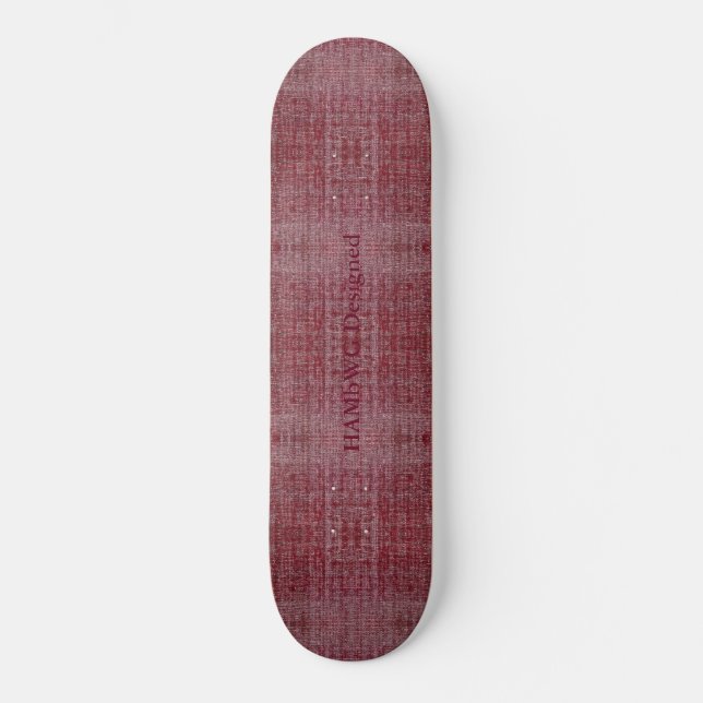 HAMbyWG - Skateboard - Rojo angustiado (Anverso)