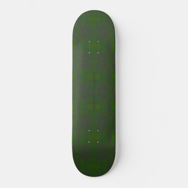 HAMbyWG - Skateboard - Verde vibrante con problema (Anverso)