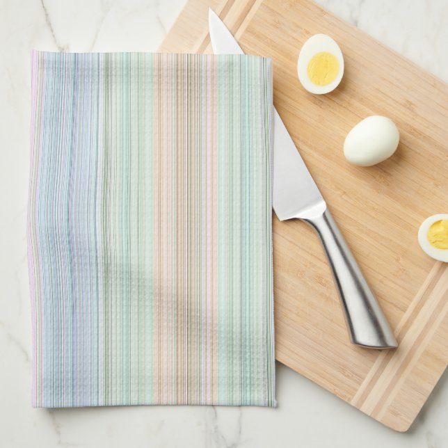 HAMbyWG - Toalla de cocina - Gradiente Pastel (Doblado Cuarto)
