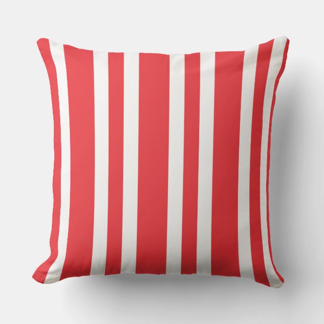 HAMbyWhiteGlove - Cojín decorativo - Blanco Rojo (Anverso)