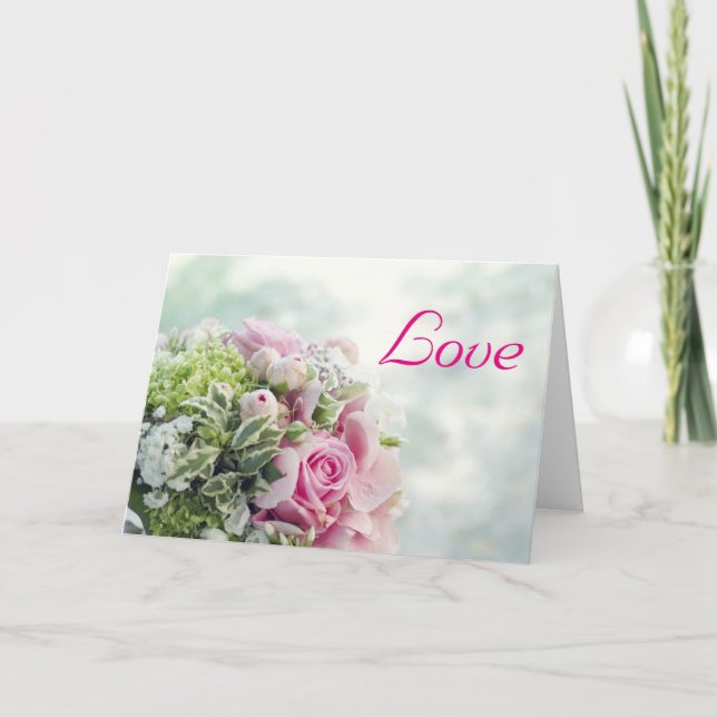 HAMbyWhiteGlove - Tarjeta de felicitación - Bouque (Anverso)