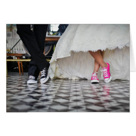 HAMbyWhiteGlove - Tarjeta - Novia y Novio en Zapat