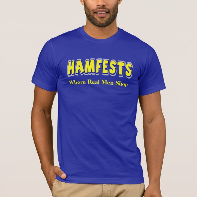Hamfests donde camiseta real del equipo de (Anverso)