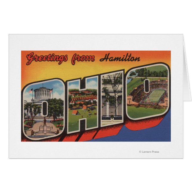 Hamilton, Ohio - Escenas de letras grandes (Anverso (Horizontal))