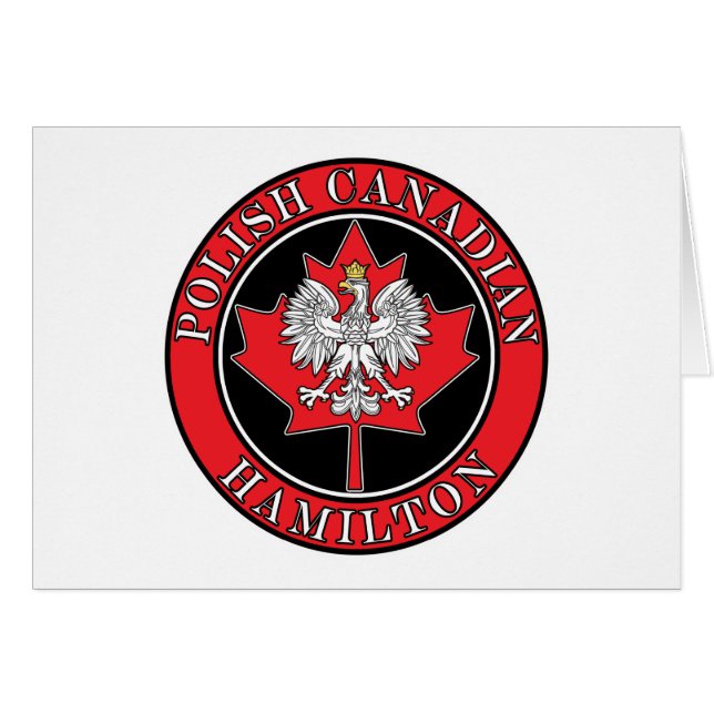 Hamilton Round Canadian Leaf Polaco (Anverso (Horizontal))