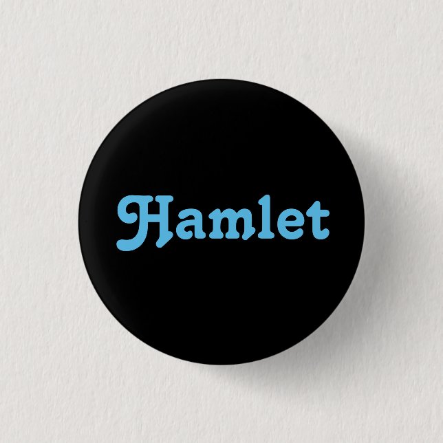 Hamlet Botón (Anverso)
