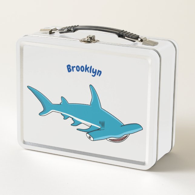 Hammerhead shark cartoon illustration (Anverso)