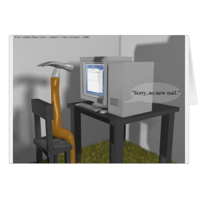 Hammering @ The PC Funny Gifts & Tees (Anverso (Horizontal))