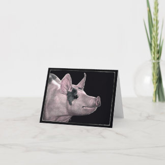 "Hammin' It Up" - Tarjeta de cerdo
