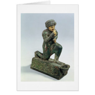 Hammurabi, rey de Babilonia, rogando antes de un