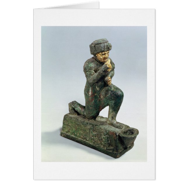 Hammurabi, rey de Babilonia, rogando antes de un (Frente)