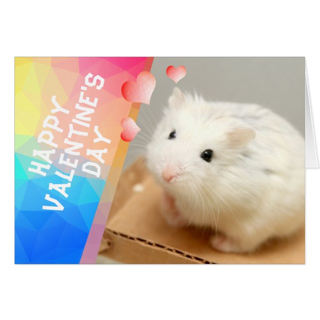 HammyVille - Cute Robo Hamster Valentine (Anverso (Horizontal))