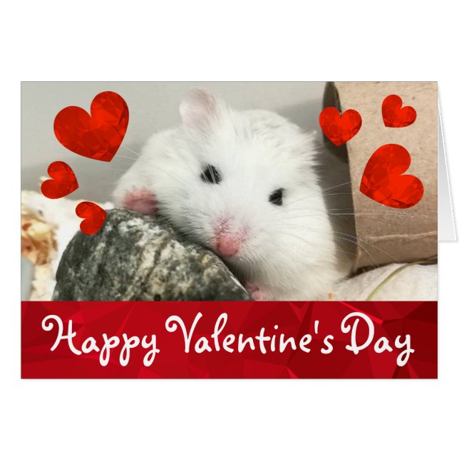 HammyVille - Cute Robo Hamster Valentine (Anverso (Horizontal))