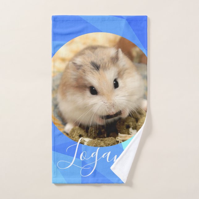 HammyVille - Nombre de Personalizar de mimbre de R (Toalla de mano)