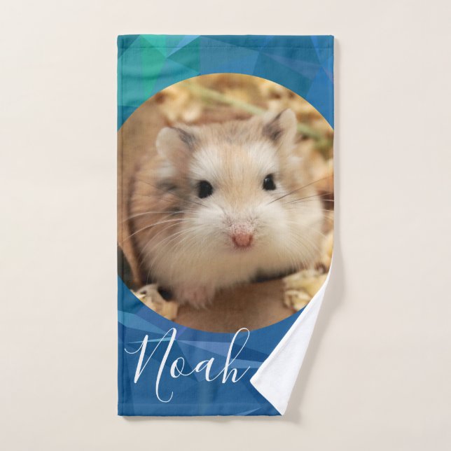 HammyVille - Nombre de Personalizar de mimbre de R (Toalla de mano)