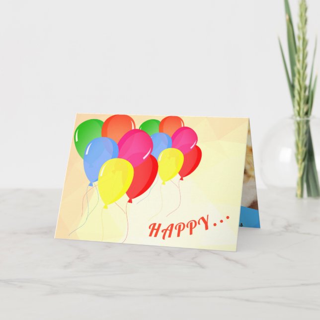Hammyville - tarjeta del feliz cumpleaños de la (Anverso)