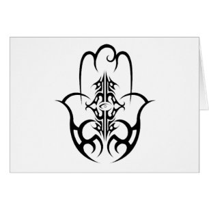 HAMSA - blanco y negro