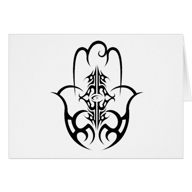 HAMSA - blanco y negro (Anverso (Horizontal))