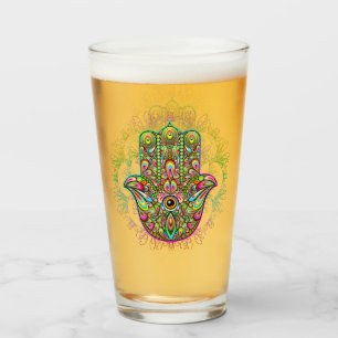 Hamsa Fatma Hand Psychedelic Art